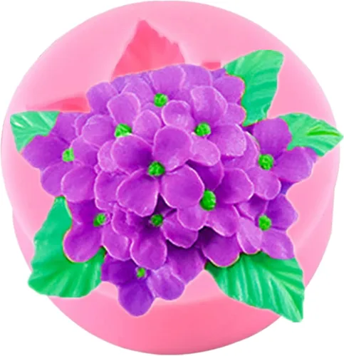Miniatura 17 de Molde de Silicona para Fondant de Flores Rosas 3D Molde de Chocolate Dulces Pastel Decoración Molde Jabón Molde Vela Molde Resina Arcilla Horneado