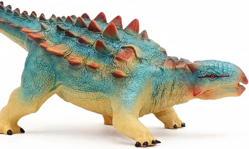 Miniatura 5 de Gemini&Genius Ankylosaurus - Juguete de dinosaurio para niños de 3, 4, 5, 6 y 7 años, escultura realista y textura, dinosaurios, gran regalo