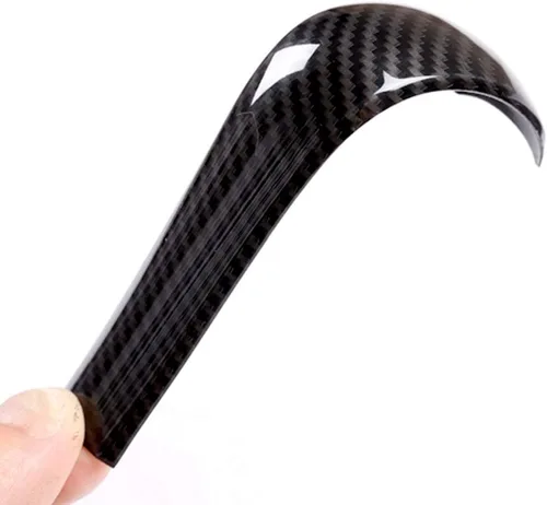 Miniatura 6 de YIWANG Cubierta de cabeza de cambio de marcha central de automóvil estilo fibra de carbono para BMW E39 E60 E61 E83 E53 E46 Accesorios de coche