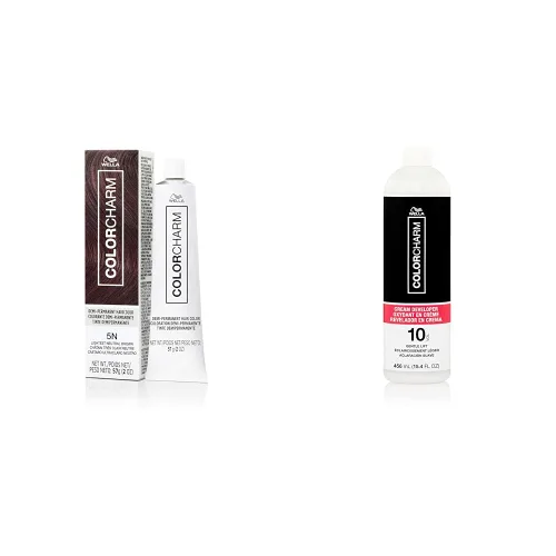 Miniatura 26 de COLORCHARM - Tinte permanente para el cabello, tinte para el cabello para cobertura de canas, añade brillo, 2 onzas Paquete de protección