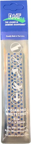 Miniatura 3 de DMT A4C - Afilador de cuchillos de piedra de afilar y piedra de afilar de diamante para uso con alineador, 4 pulgadas, grano grueso