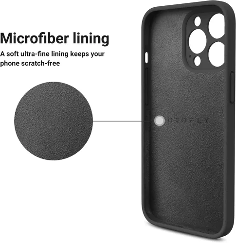 Miniatura 6 de OTOFLY Diseñada para iPhone 13 Pro Max, funda delgada de silicona a prueba de golpes con protector de lente de cámara para iPhone 13 Pro Max de 6.7