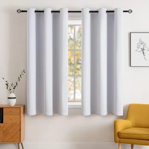 Miniatura 16 de MIULEE Cortinas opacas para dormitorio o sala de estar, juego de 2 paneles de cortina para ventana con aislamiento térmico y bloqueo de luz