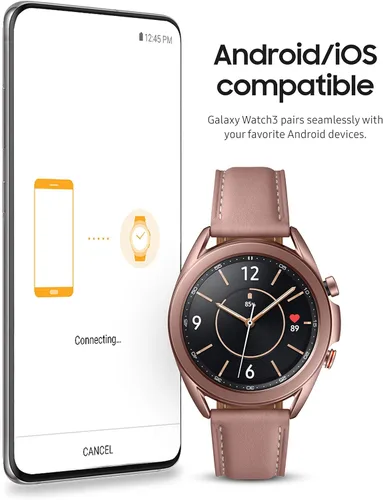 Miniatura 8 de Samsung Reloj inteligente Galaxy Watch 3 (1.614 pulgadas, GPS, Bluetooth, LTE desbloqueado) con monitoreo avanzado de salud, seguimiento de fitness