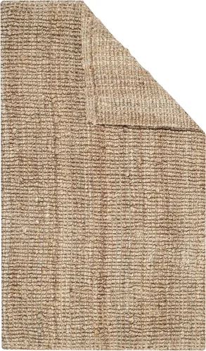 Miniatura 7 de SAFAVIEH Colección de fibra natural Alfombra - 2 x 4 pies, Marrón natural, Yute hecho a mano, Estilo granja, Pila gruesa texturizada espesa (NF447A)
