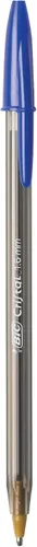 Miniatura 5 de BIC Cristal Xtra Bold Bolígrafos de punta extra gruesa (1.6mm), tinta azul, paquete de 24 unidades, bolígrafos perfectos para líneas vívidas y Azul