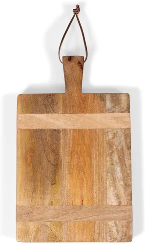 Miniatura 4 de TOSCANA - una marca Picnic Time - Tabla rectangular de charcutería Ravi, plato de madera para servir, tabla de queso, (madera de mango)