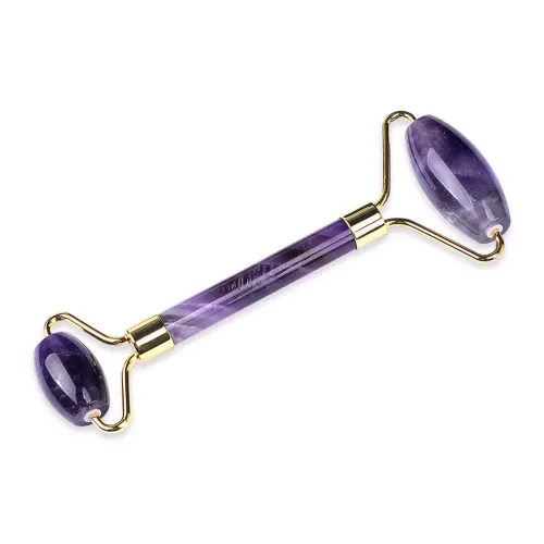 Rodillo de jade, rodillo facial, rodillo de belleza facial, herramientas para el cuidado de la piel, masajeador de cuarzo para cara, ojos, cuello,