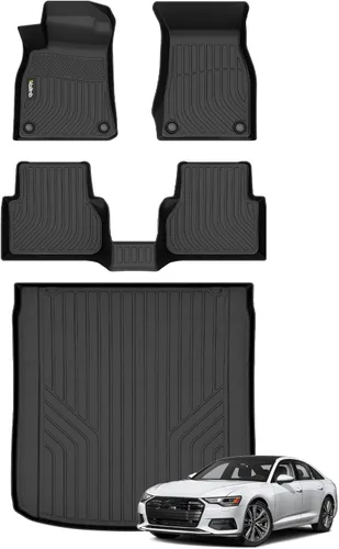 Miniatura 85 de Tapetes de piso para todo clima y forro de carga con respaldo para Chevrolet Suburban de 7 asientos 2021-2025 / GMC Yukon XL de 7 asientos