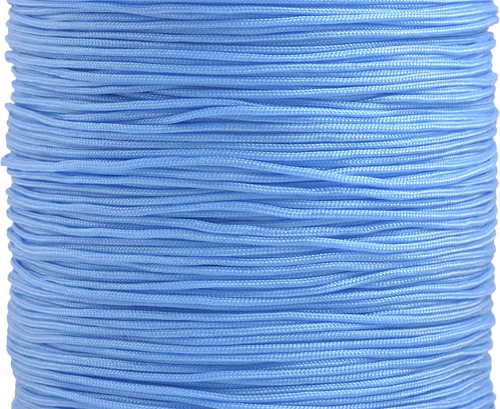 Miniatura 136 de KONMAY 1 rollo de cuerda de nailon para hacer pulseras de 150 yardas, trenzado de nailon Shamballa Macramé/cordón de cuentas de 0.4mm, cordón