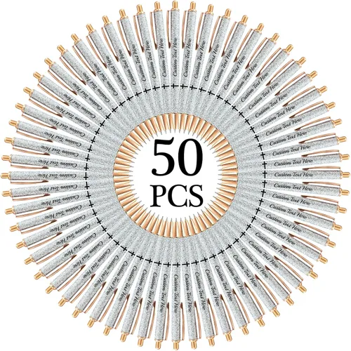 Miniatura 32 de Aolun 10 bolígrafos personalizados con nombre, bolígrafo retráctil con mensaje de texto para mujeres, enfermeras, escritura, cumpleaños, graduación