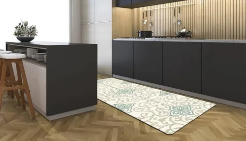 Miniatura 13 de J&V TEXTILES Alfombra de Cocina Acolchada Anti Fatiga Alfombra de Piso, 19.6"x55", Alfombras y Tapetes de Cocina Gruesos Antideslizantes