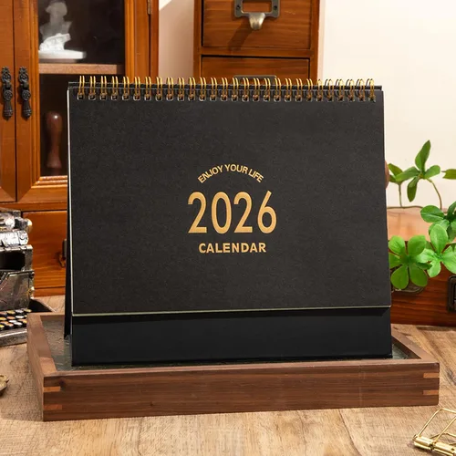 Miniatura 3 de Calendario de escritorio grande 2026, calendario mensual de escritorio para usar ahora hasta diciembre de 2026, calendario de año académico de pie