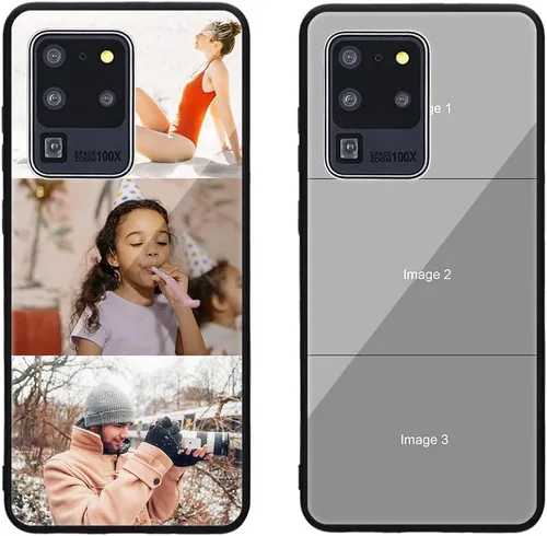 Miniatura 165 de Funda de teléfono personalizada para Samsung Galaxy S22+ / S22 Plus 5G, funda de TPU suave de vidrio templado antiarañazos personalizada con foto