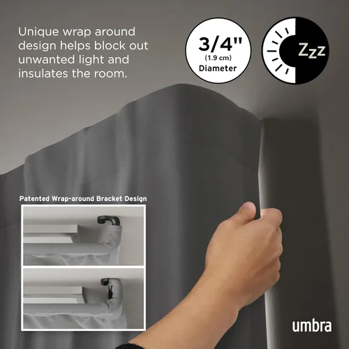 Miniatura 3 de Umbra- Envoltorio para oscurecimiento de habitación, perfecto para black-out, o para usar el telescopio. Bronce oscuro