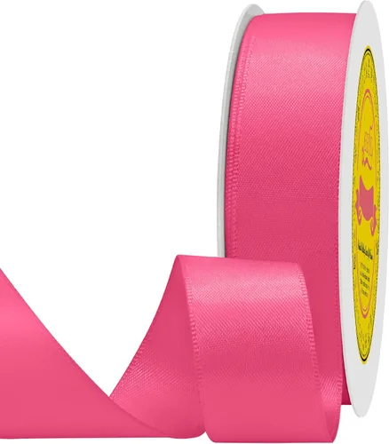 Miniatura 113 de Cinta de satén blanca antigua de doble cara de 1-1/2 pulgadas x 50 yardas, cinta de poliéster para envolver regalos, día de San Valentín, bodas