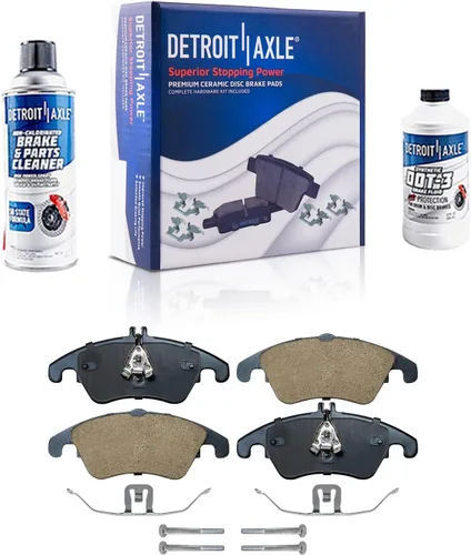 Miniatura 65 de Detroit Axle - Kit de freno delantero para Dodge Ram 1500 Durango Dakota Chrysler Aspen Dakota Driver Side Disco Freno Pinza de freno de cerámica