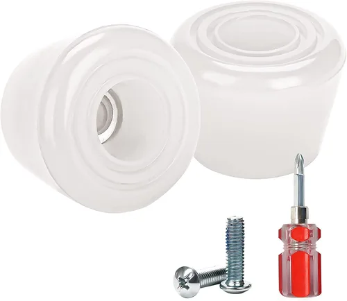 2 tapones para patinar y patinar con freno con eje de tornillo con tuercas, mini llave, tapones de freno de doble fila para patinaje