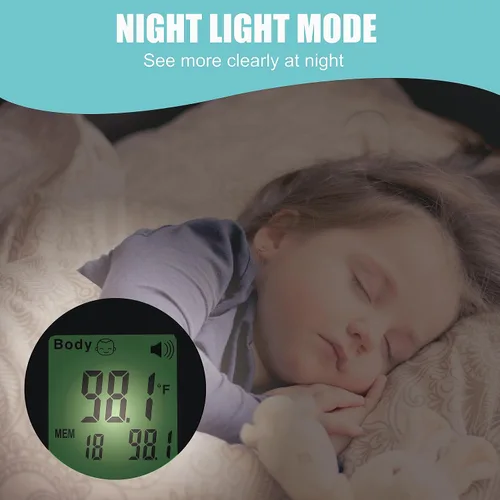 Miniatura 7 de Termómetro digital infrarrojo temporal de grado médico sin contacto para adulto/bebé/niño/bebé/enfermera. Amplim mejor temperatura de la fiebre