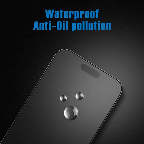 Miniatura 3 de Mothca Paquete de 2 protectores de pantalla de vidrio mate de cobertura completa para iPhone 17 Pro Max de 6.9 pulgadas, antirreflejos, antihuellas