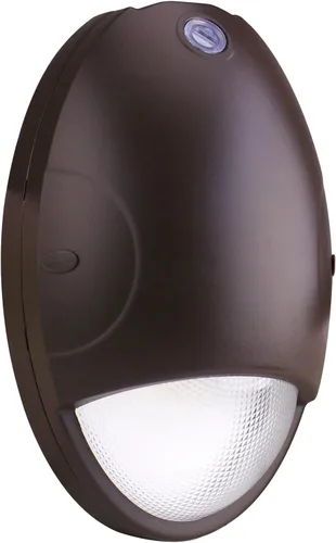 dephen Paquete de luz LED de emergencia de 15 W con batería de reserva y fotocélula, paquete de pared del atardecer al amanecer 3500K/4000K/5000K