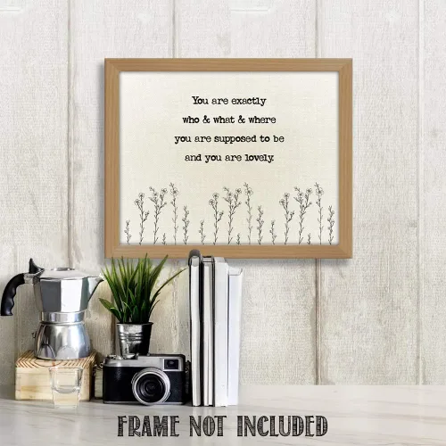 Miniatura 4 de TJ Originals - Arte de versículos bíblicos de Pedro 3:4 - Impresión artística de pared con texto en inglés "You Are Lovely You Are Special