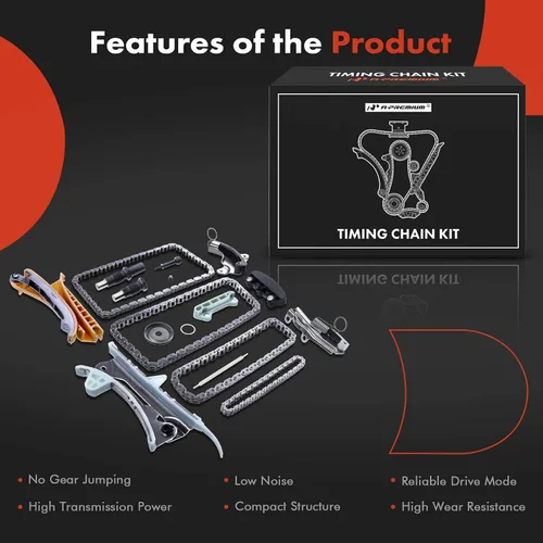 Miniatura 7 de A-Premium - Kit de cadena de distribución del motor con tensor [se ajusta a SOHC, 6 cilindros 4.0L] Compatible con Ford Explorer 97-10, Explorer