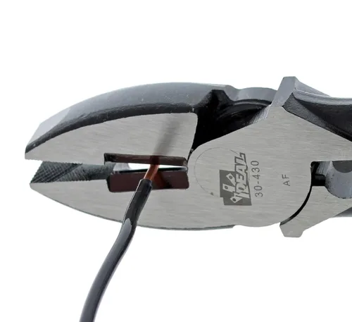 Miniatura 3 de IDEAL Electrical 30-430 Alicates de corte lateral estándar - 9.5 pulgadas, alicates Linesman con nariz de Nueva Inglaterra, troquel de prensado