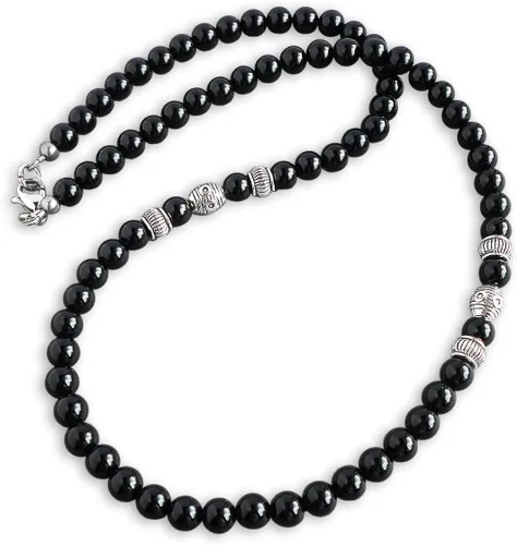 Mami's Gem Studio Collar para hombre, piedra preciosa de 0.236 in, colección de estilo elegante, hecho a mano en Estados Unidos