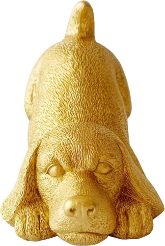 Miniatura 12 de Estatua de pájaro dorado, figura de animal, decoración del hogar, escultura de pájaro para estantería de escritorio de oficina en casa