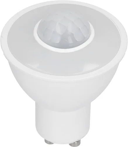 Greensen Bombilla LED GU10 con detector de movimiento infrarrojo, bombilla blanca cálida de 5 W 500LM para pasillo de techo, iluminación interior