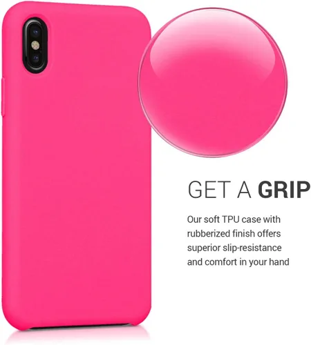 Miniatura 3 de kwmobile - Funda de silicona TPU compatible con iPhone XR, funda suave y flexible de goma, color blanco