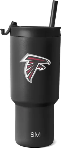 Miniatura 14 de Simple Modern - Vaso de 30 oz con tapa abatible y tapa con pajita Arizona Cardinals