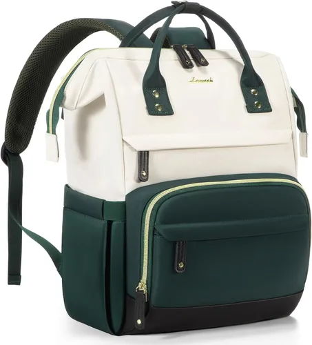 Miniatura 38 de LOVEVOOK Mochila para Laptop para Mujeres, Mochilas de Trabajo y Negocios de 17 Pulgadas Bolso con Gran Capacidad, Bolsa de Enfermera Impermeable