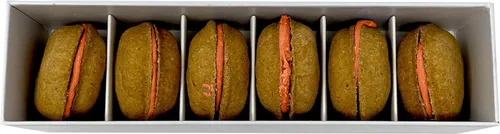 Miniatura 4 de Bonne et Filou Golosinas para perros, pasteles de calabaza, regalo de cumpleaños para perros de raza mediana a grande – Pasteles de macarrón