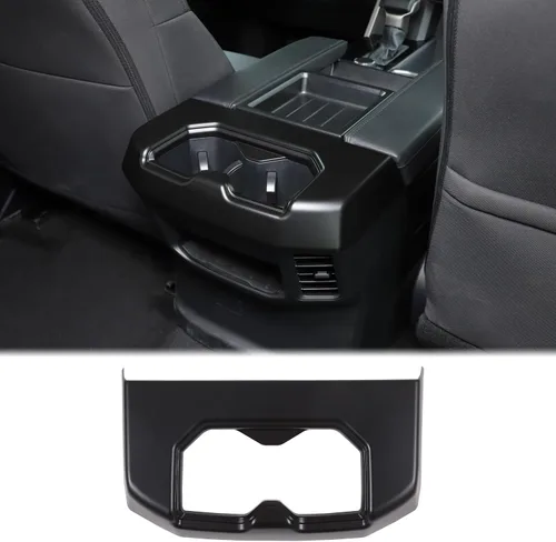 Miniatura 10 de Aunginsy Soporte para reposabrazos central de asiento delantero, cubierta de marco de taza compatible con Toyota Tundra/Sequoia 2022-2025