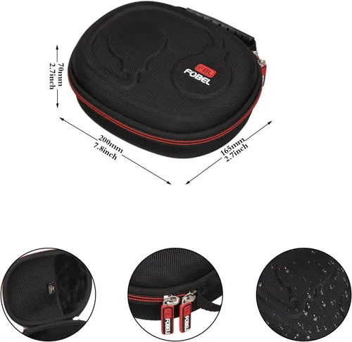 Miniatura 6 de FBLFOBELI - Funda EVA rígida de almacenamiento para auriculares JBL TUNE 500BT/510BT/T450BT/710BT/JBL Live 650 BT NC, bolsa protectora de viaje Negro
