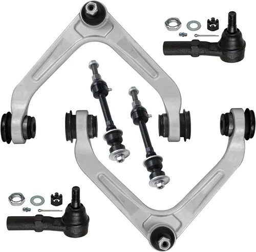 Miniatura 77 de Detroit Axle - Kit de brazos de control de extremo delantero 4WD para Ford 04-08 F-150, 06-08 Lincoln Mark LT, 4 extremos de barra de acoplamiento