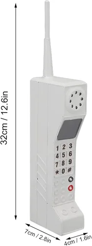 Miniatura 7 de Adorno de ladrillo para teléfono, adorno retro de ladrillo para teléfono celular, modelo retro de los años 80 y 90, simulación de células vintage