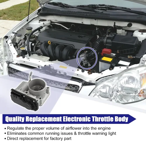 Miniatura 6 de X AUTOHAUX 22030-0D031 22030-22041 Asamblea electrónica del cuerpo del acelerador para Toyota Matrix Corolla 2005-2008 para Pontiac Vibe 2005-2008