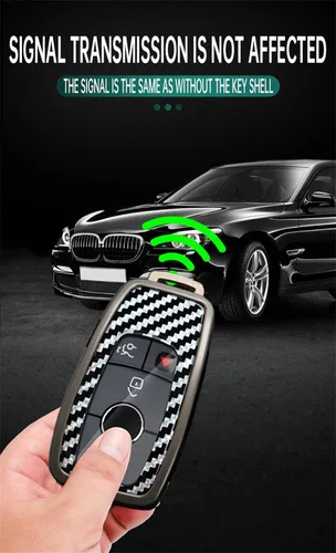 Miniatura 4 de ontto Funda para llavero para Mercedes Benz Clase E, Clase G, Clase S, W213 2017 en adelante, cubierta de llave de coche, carcasa de metal