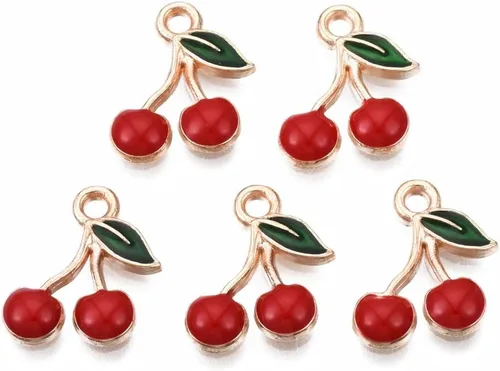 Miniatura 6 de DanLingJewelry 100 dijes de destello blanco esmaltado, dijes de relámpago para hacer joyas 100pcs-Flash Blanco