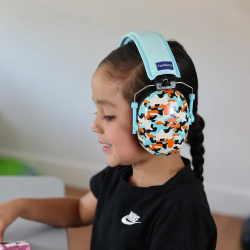 Miniatura 5 de 130 Edición Color Sólido, Orejeras de Protección Auditiva para Niños, Protección Auditiva para Niños, Talla Única para 3-16 Años Patrón camuflaje