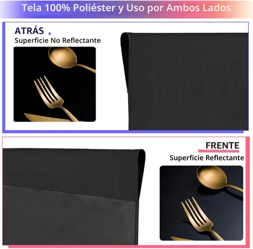 Miniatura 6 de Telón de fondo negro de 10 x 10 pies, cortina de fondo para sesión de fotos, fondos de estudio fotográfico puro, tela de poliéster gruesa, pantalla
