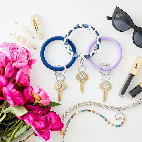 Miniatura 4 de Oventure, Llavero de pulsera original, llavero grande de silicona