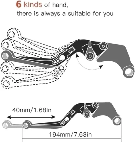 Miniatura 3 de Palanca de embrague de freno de motocicleta para BMW F650GS F 650 GS 2008-2012 2009 2000 2011 F 650GS Mango Embrague de freno Accesorios