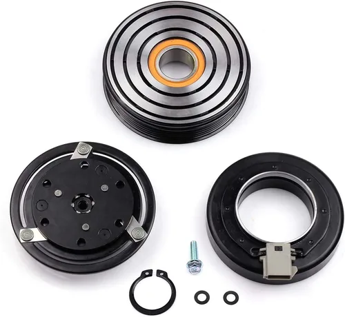 Miniatura 12 de CCIYU Embrague del compresor de CA para el coche 2001 2002 2003 2004 2005-2006 para Hyundai Santa Fe 2.7L Aire acondicionado compresor embrague