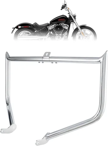 Miniatura 8 de Kinglemc, protector para motor, barra de choque Highway Freeway para Harley Davidson Softail FL Deluxe Fat Boy Slim Heritage Springer Classic Cross