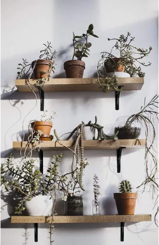 Miniatura 7 de Soportes de estante de metal resistente de 12 pulgadas, soporte flotante de hierro rústico industrial para estantes abiertos, soportes en L