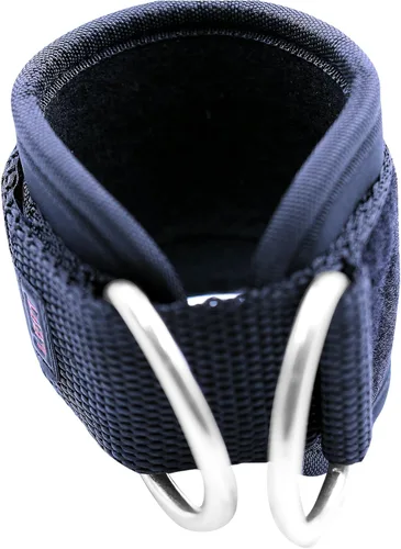 Miniatura 3 de Correas de tobillo para máquinas de cable con doble anillo en D, puños de neopreno premium ajustables para mejorar piernas, abdominales y glúteos